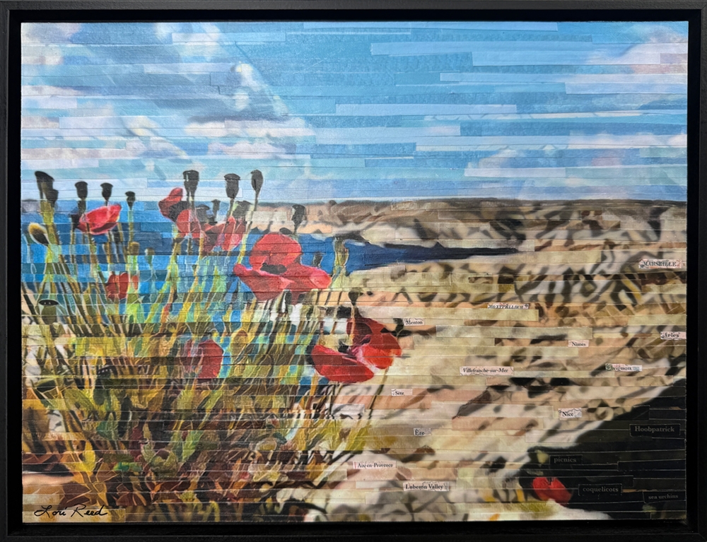 Coquelicots en mer by Lori Reed